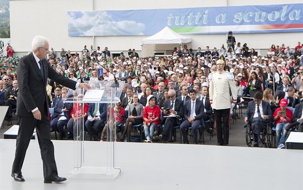 “La scuola è la radice del futuro”, parola di Presidente