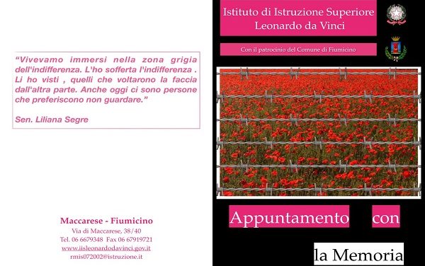 Appuntamento con la Memoria, il programma 2018/19